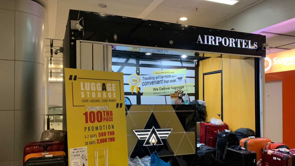 Suvarnabhumi airport left luggage deals